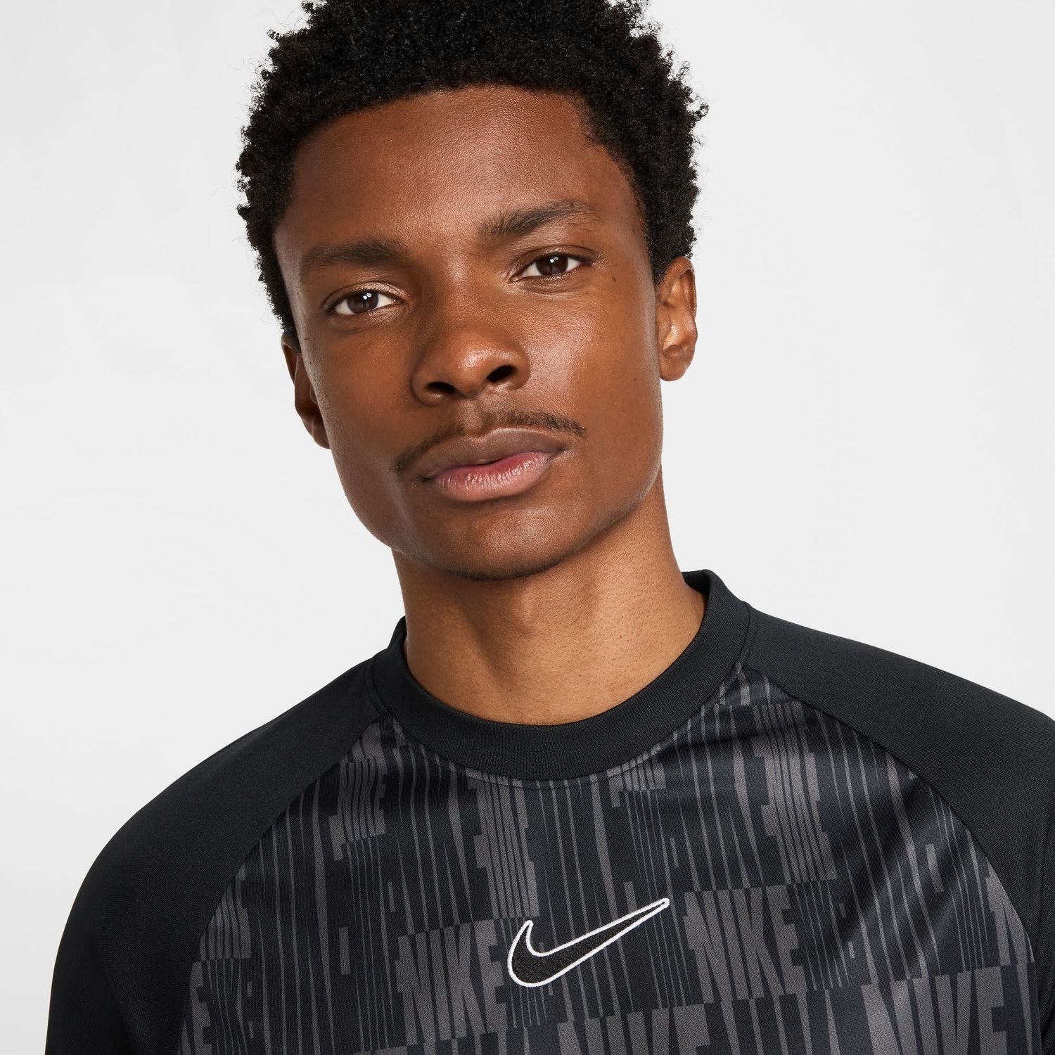 ACADEMY DRI-FIT SS TOP (BLACK/GRAY)