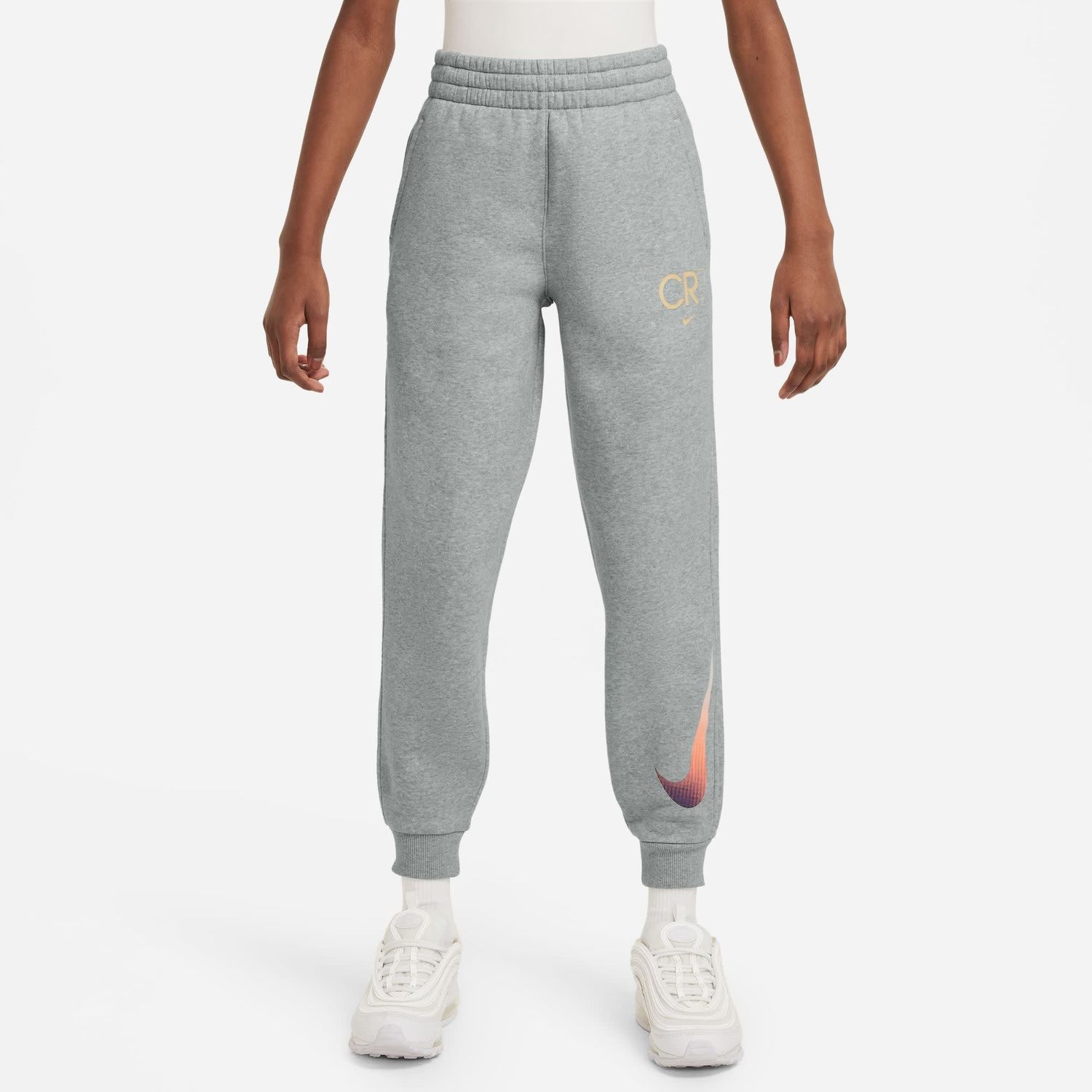 CR7 FLEECE JOGGERS YOUTH (GRAY)