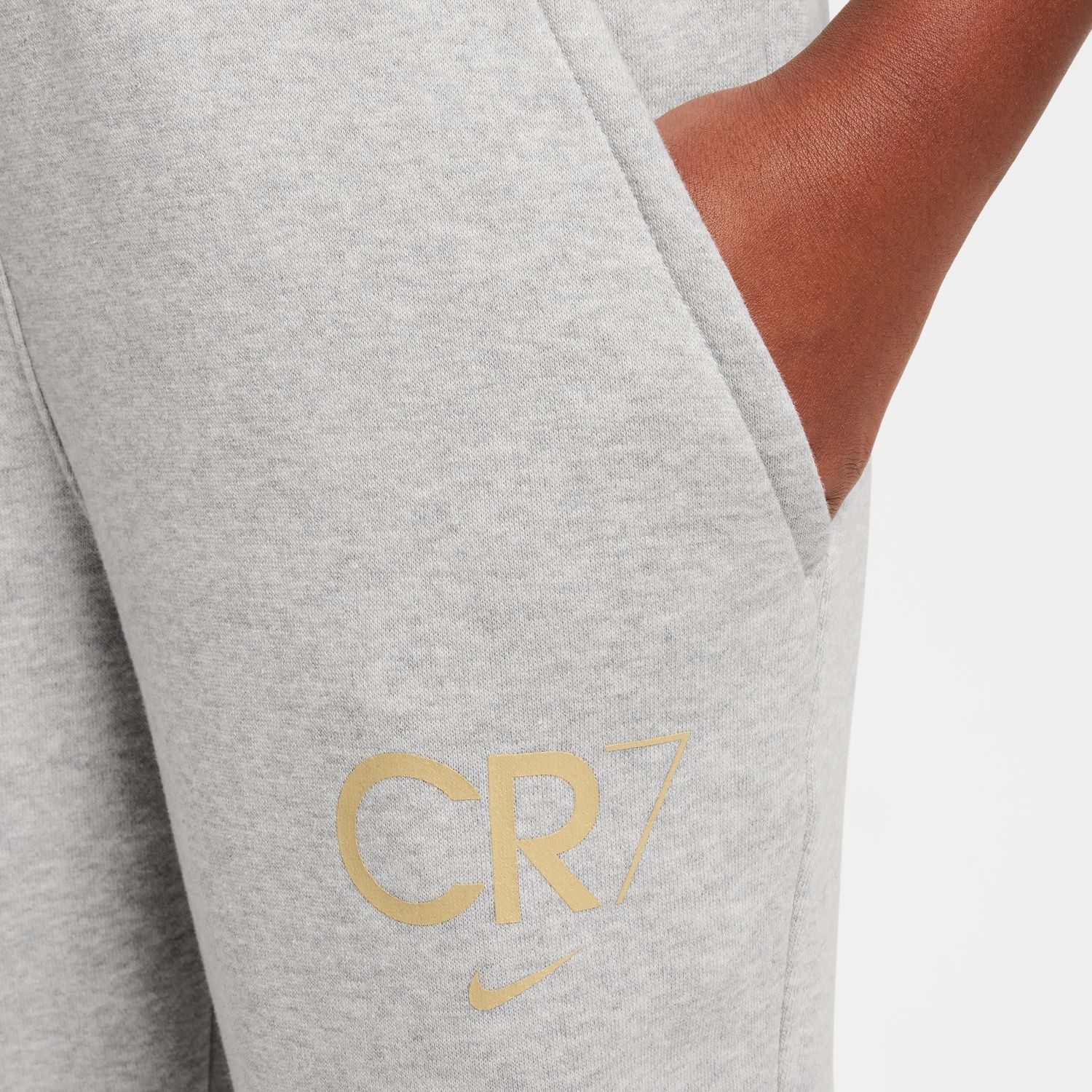 CR7 FLEECE JOGGERS YOUTH (GRAY)