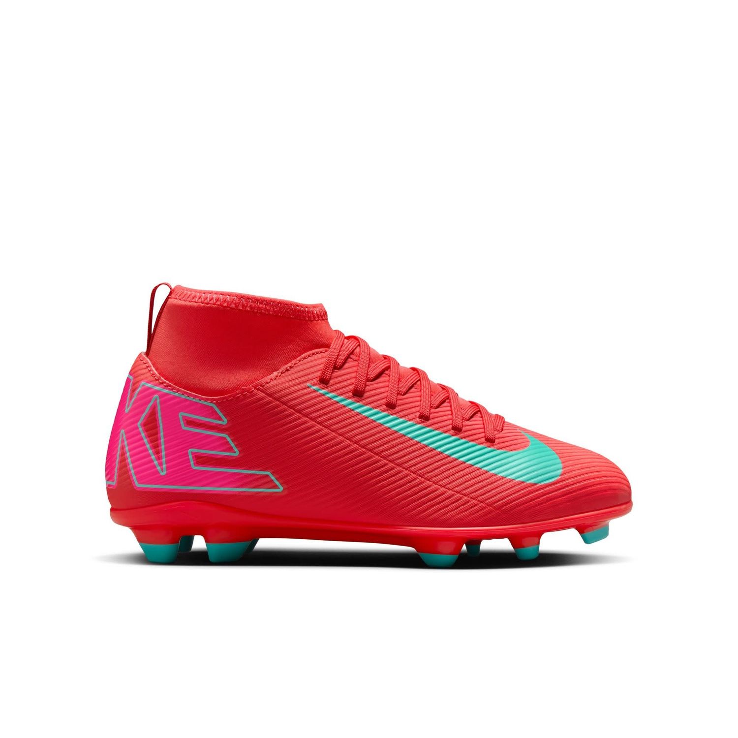 MERCURIAL SUPERFLY 10 CLUB FG/MG JR (PINK/MINT)
