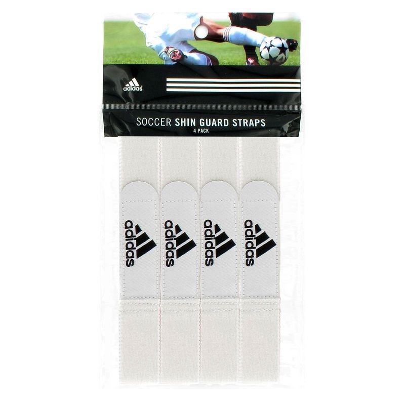SHIN GUARD STRAPS 4 PACK (WHITE)