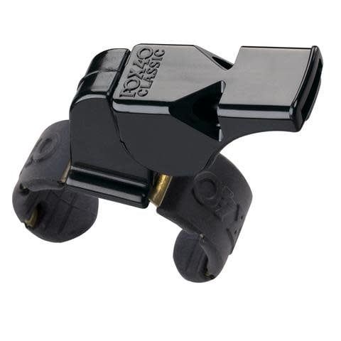 FOX 40 CLASSIC FINGER GRIP WHISTLE (BLACK)