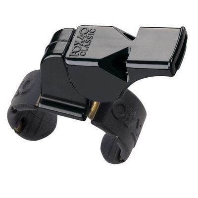 FOX 40 CLASSIC FINGER GRIP WHISTLE (BLACK)