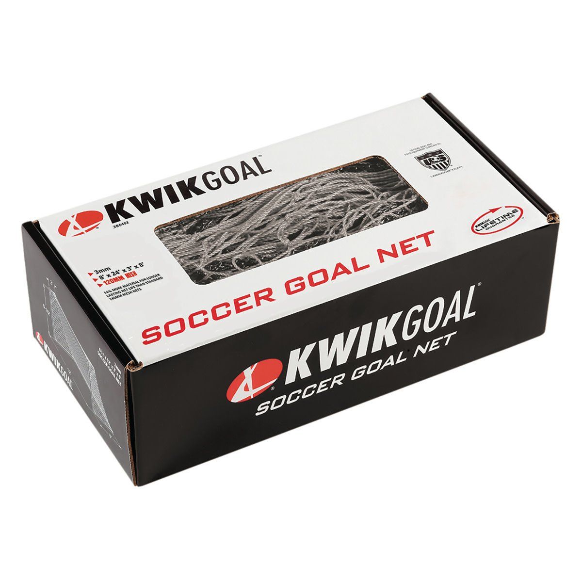 8x24 GOAL NET BOX WHITE 3MM