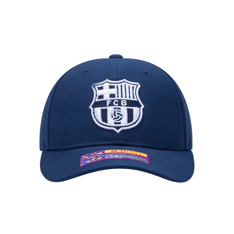 FC BARCELONA HIT ADJUSTABLE HAT (NAVY)