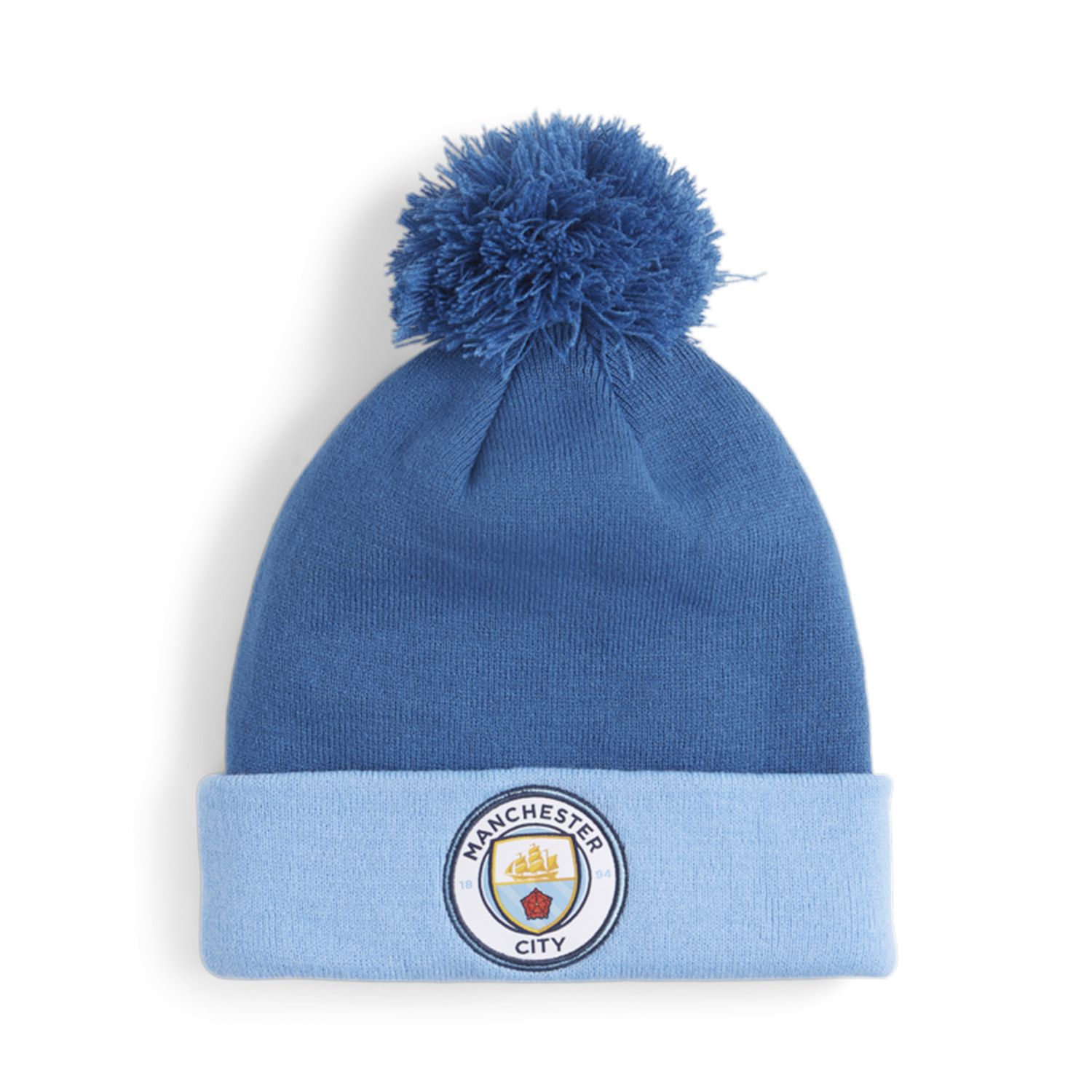 MANCHESTER CITY FAN POM BEANIE
