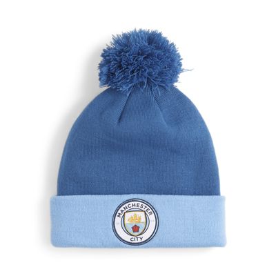 MANCHESTER CITY FAN POM BEANIE