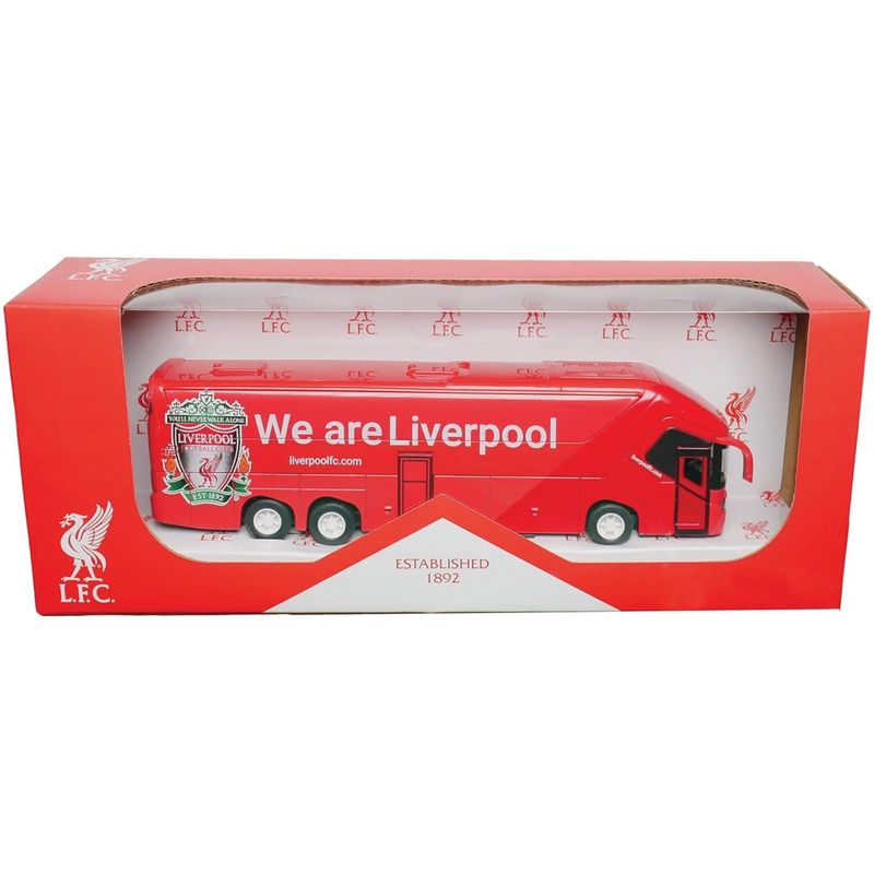 LIVERPOOL FC MINIATURE TEAM BUS