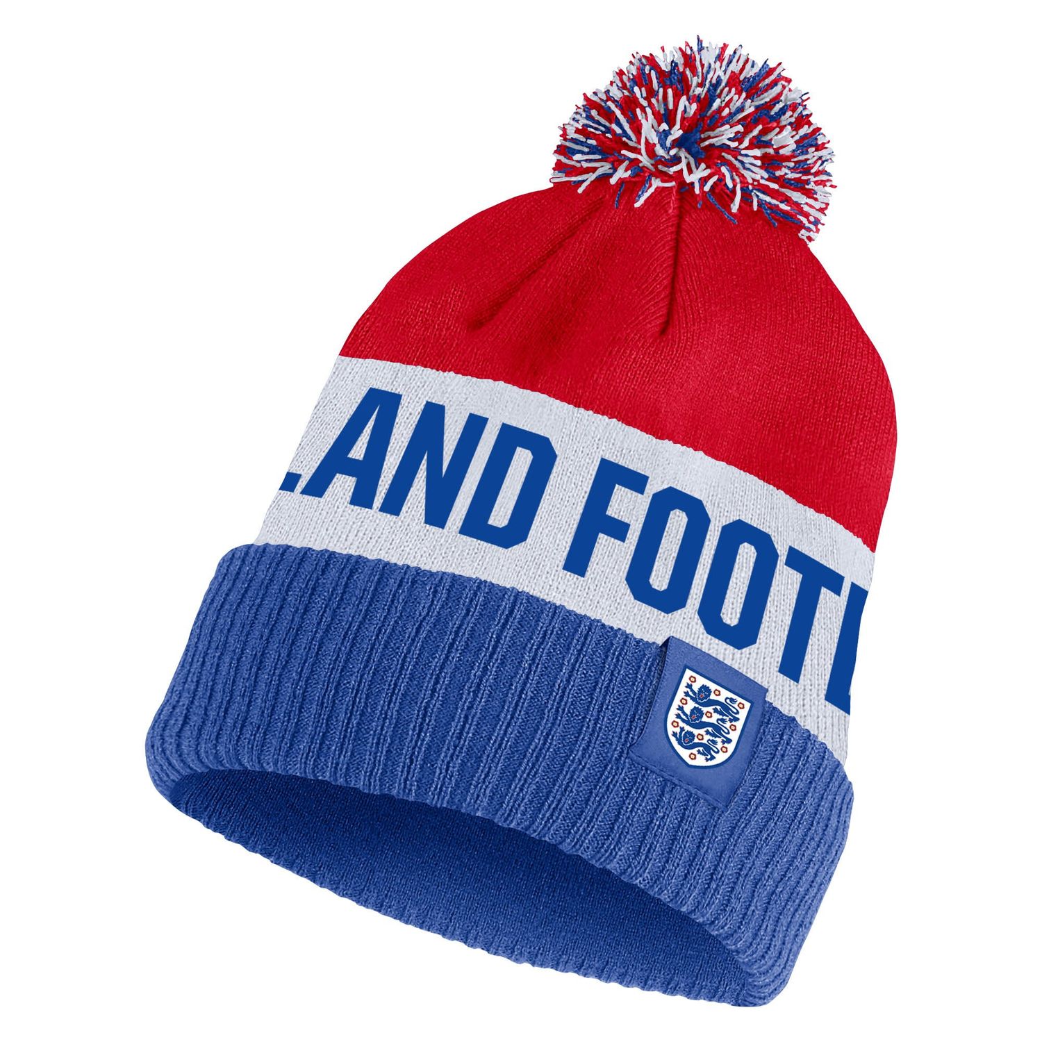 ENGLAND 2022 CLASSIC STRIPED BEANIE (RED/BLUE)