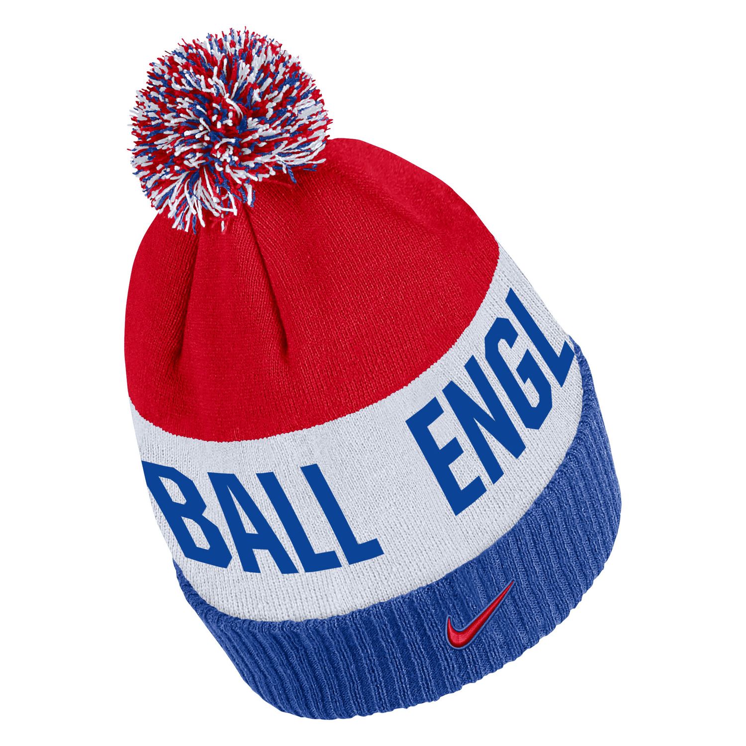 ENGLAND 2022 CLASSIC STRIPED BEANIE (RED/BLUE)