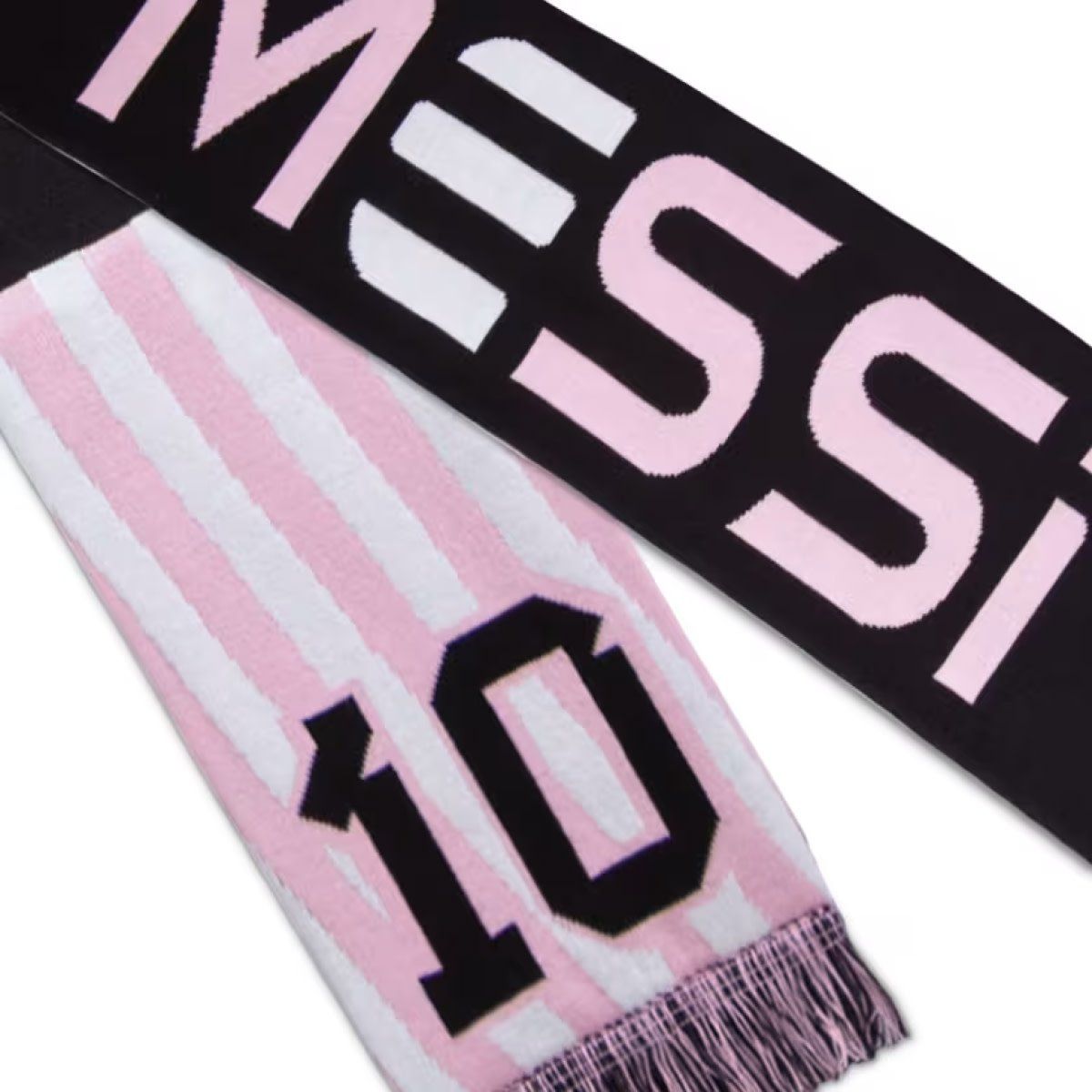 INTER MIAMI MESSI SCARF (BLACK/PINK)