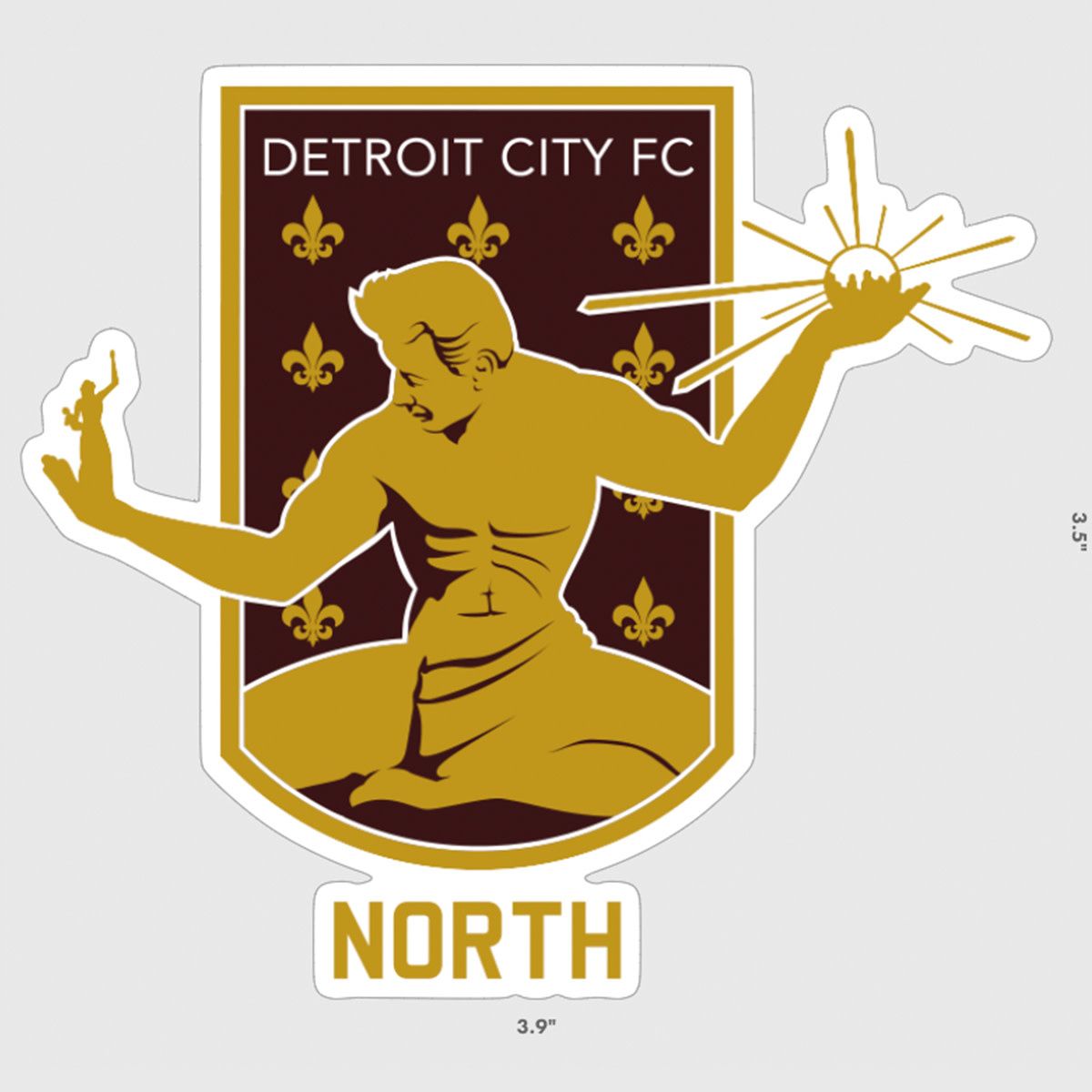 DCFC NORTH CAR DECAL