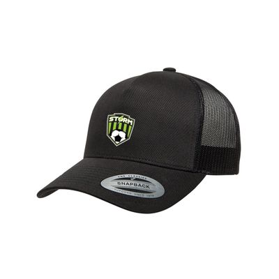 MILAN STORM: ADULT RETRO TRUCKER SNAPBACK (BLACK)