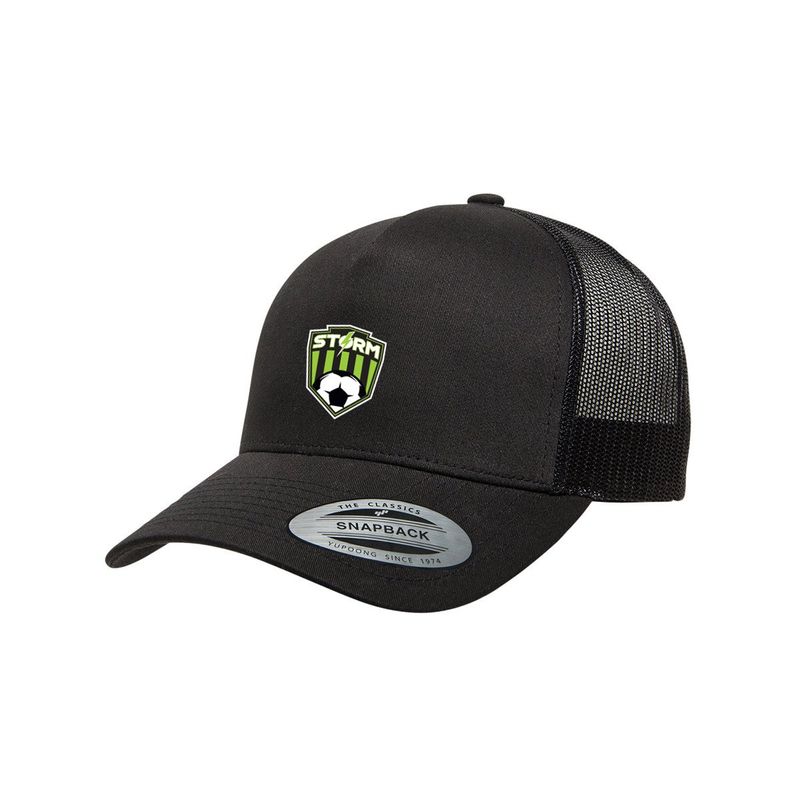 MILAN STORM: ADULT RETRO TRUCKER SNAPBACK (BLACK)