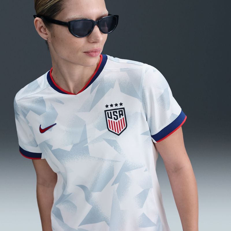 USA USWNT 2025 HOME JERSEY WOMEN (WHITE/GRAY)