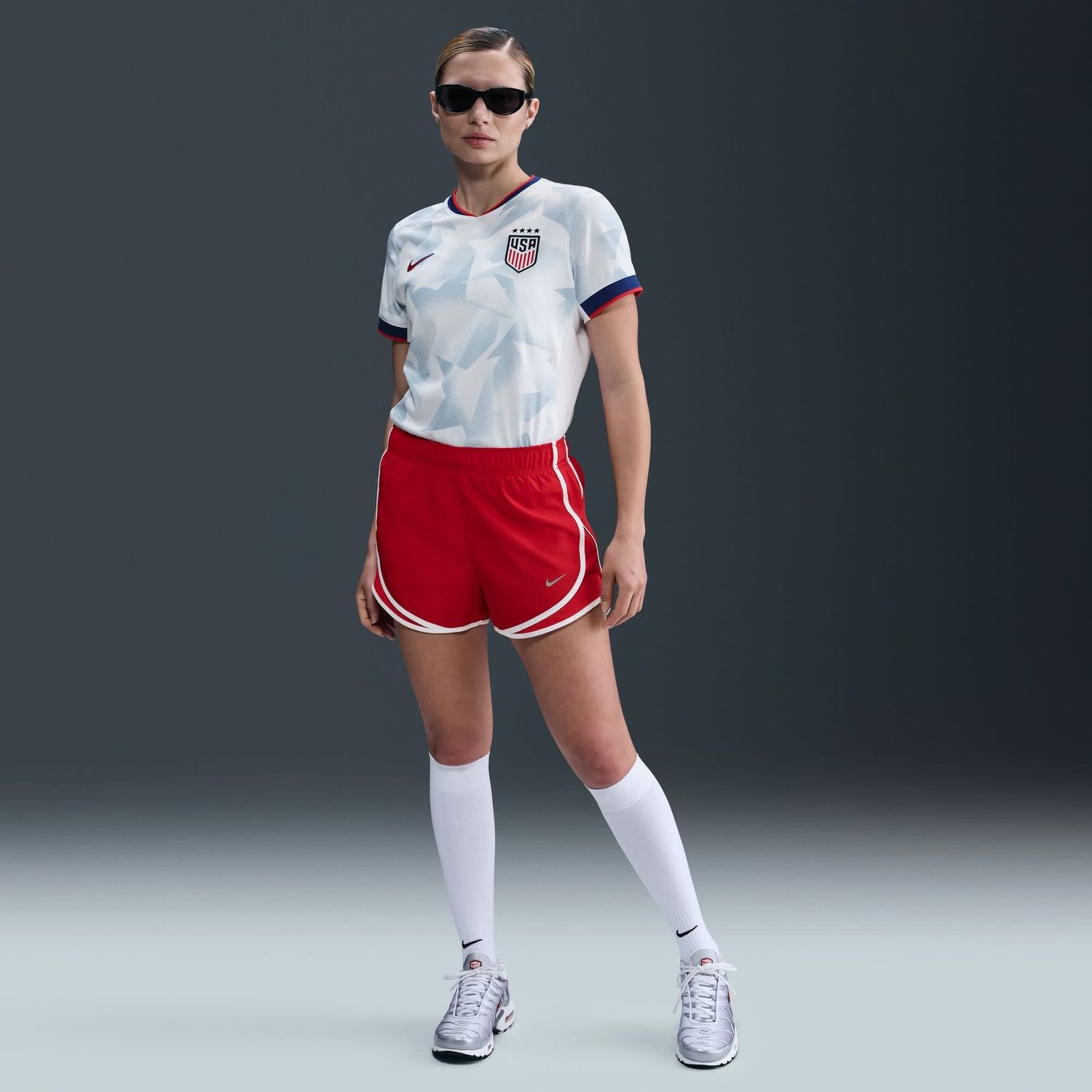 USA USWNT 2025 HOME JERSEY WOMEN (WHITE/GRAY)