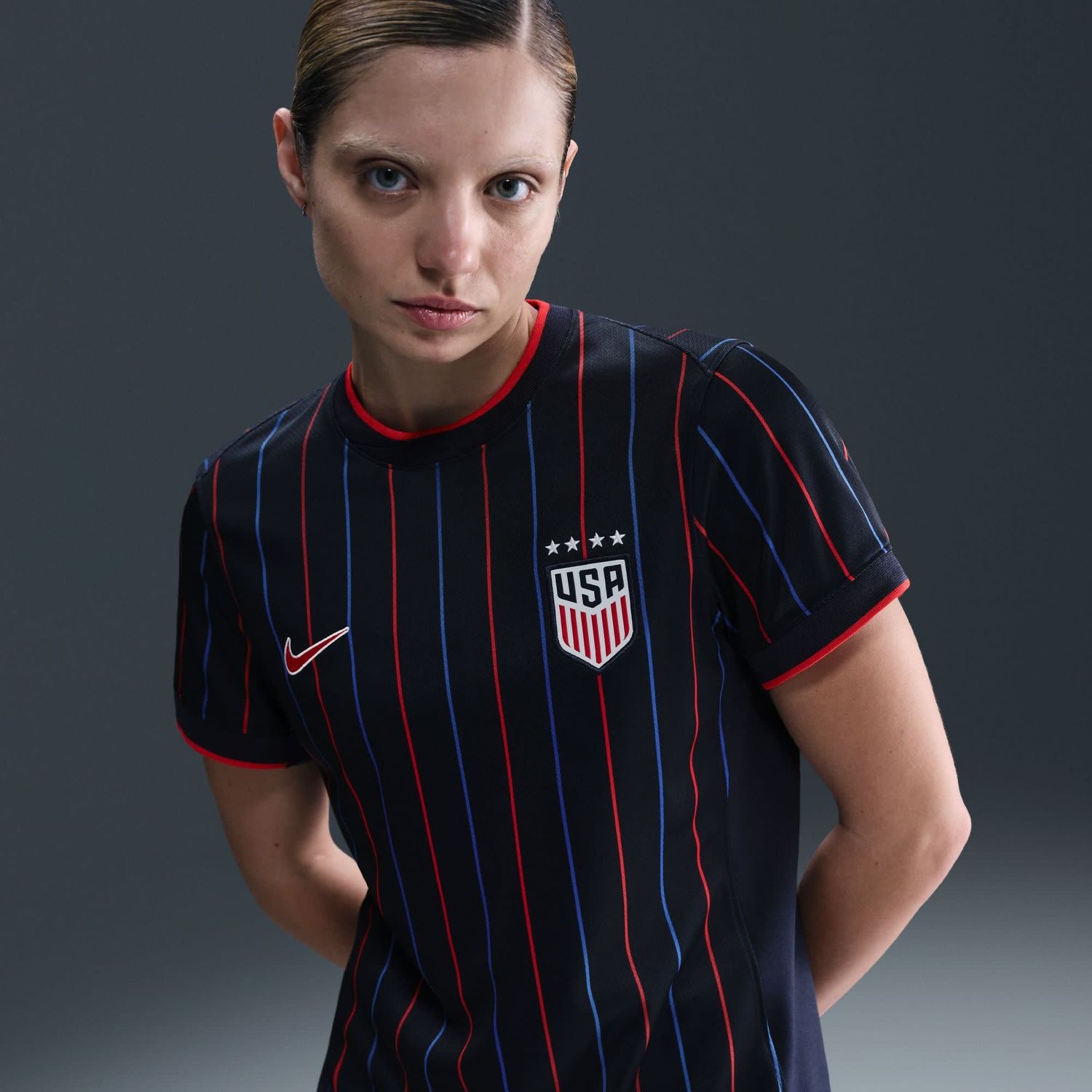 USA USWNT 2025 AWAY JERSEY WOMEN (NAVY)