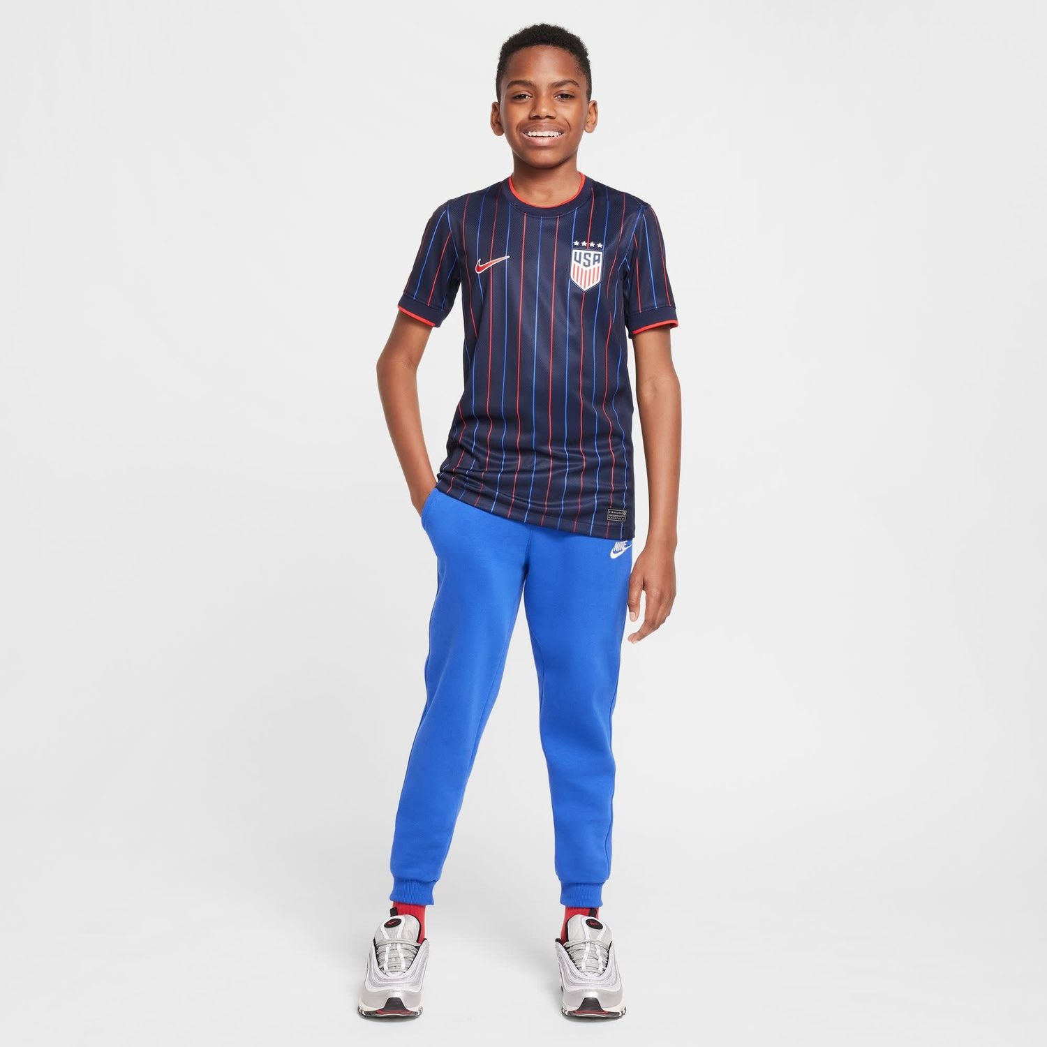 USA USWNT 2025 AWAY JERSEY YOUTH (NAVY)