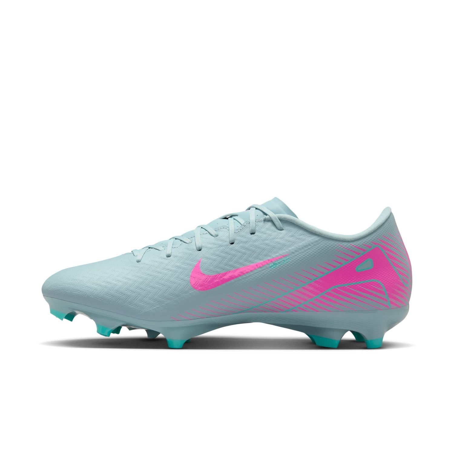 ZOOM MERCURIAL VAPOR 16 ACADEMY FG/MG (GRAY/PINK)