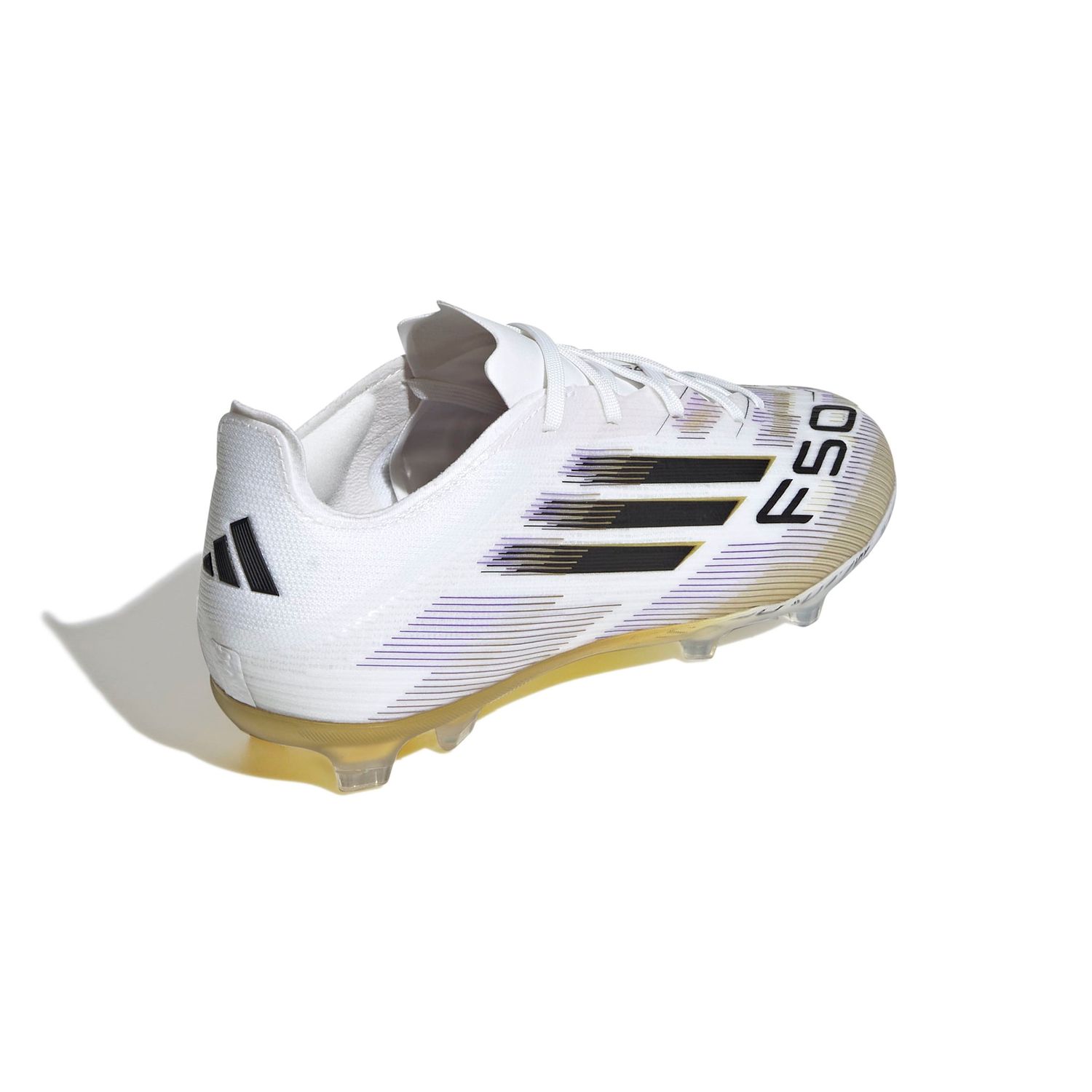 F50 ELITE FG JR (WHITE/BLACK/GOLD)