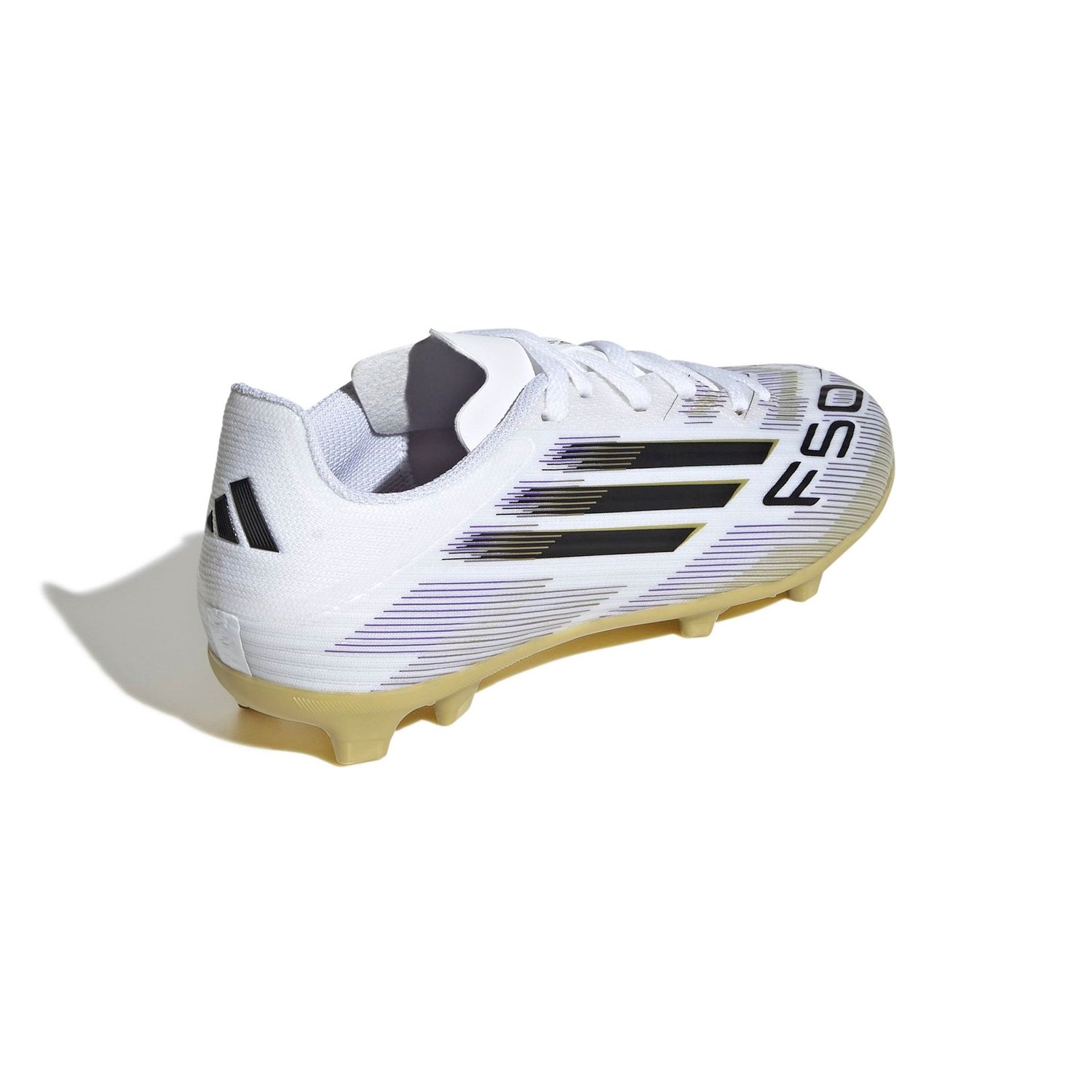 F50 LEAGUE FG/MG JR (WHITE/BLACK/GOLD)