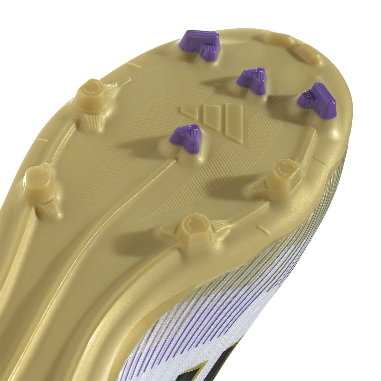 F50 LEAGUE FG/MG JR (WHITE/BLACK/GOLD)