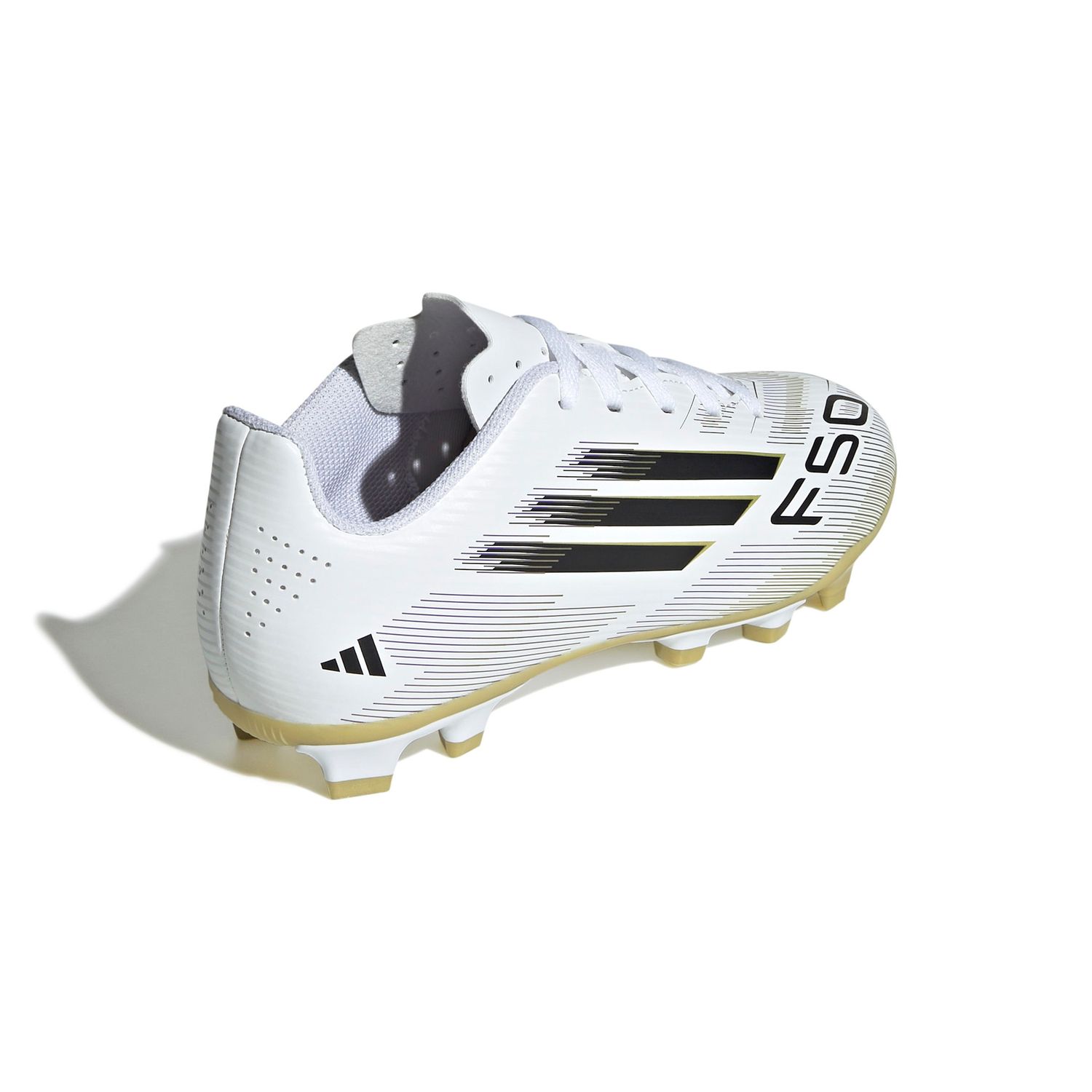F50 CLUB FG/MG JR (WHITE/BLACK/GOLD)
