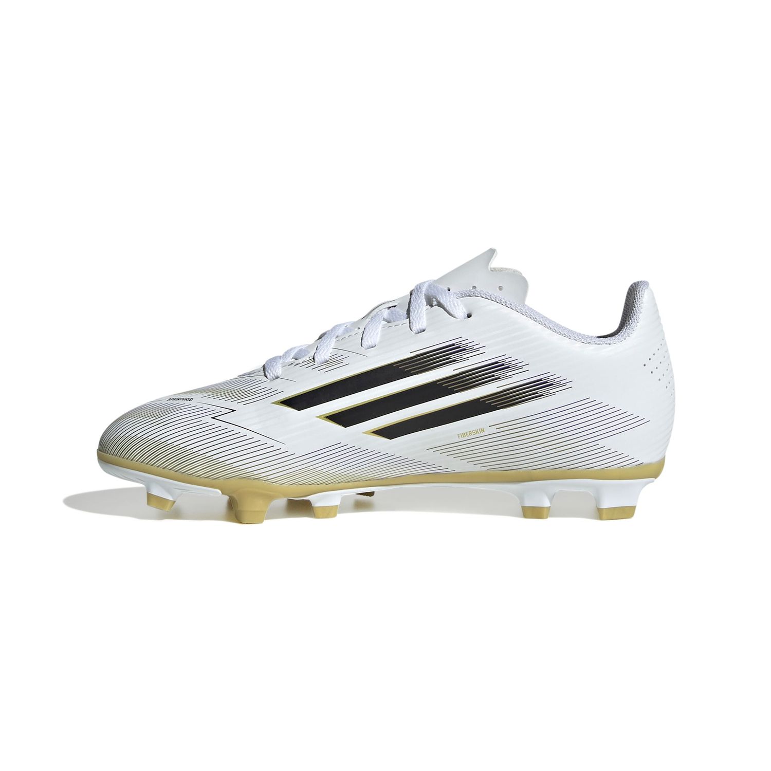 F50 CLUB FG/MG JR (WHITE/BLACK/GOLD)