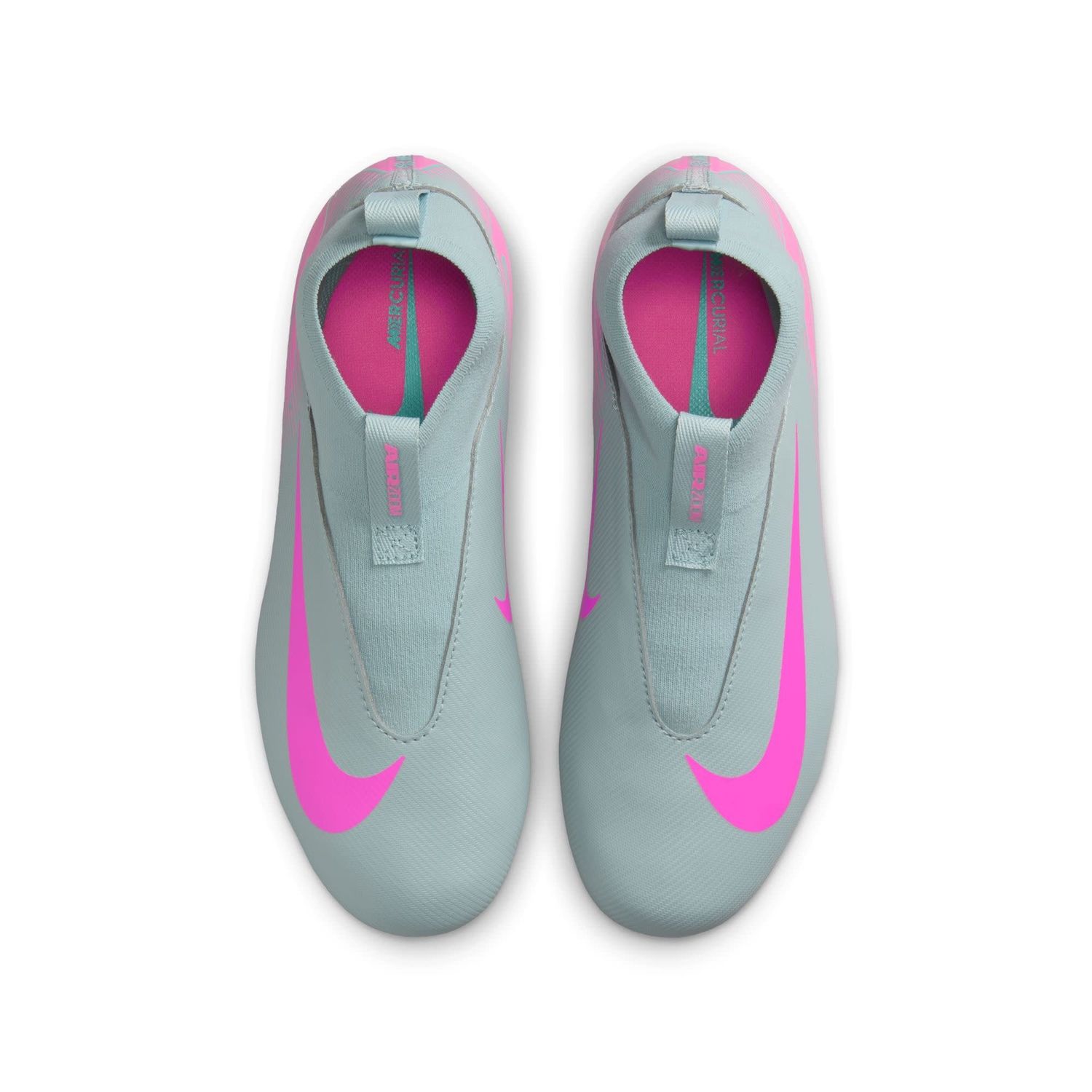 ZOOM MERCURIAL SUPERFLY 10 ACADEMY FG/MG JR (GRAY/PINK)