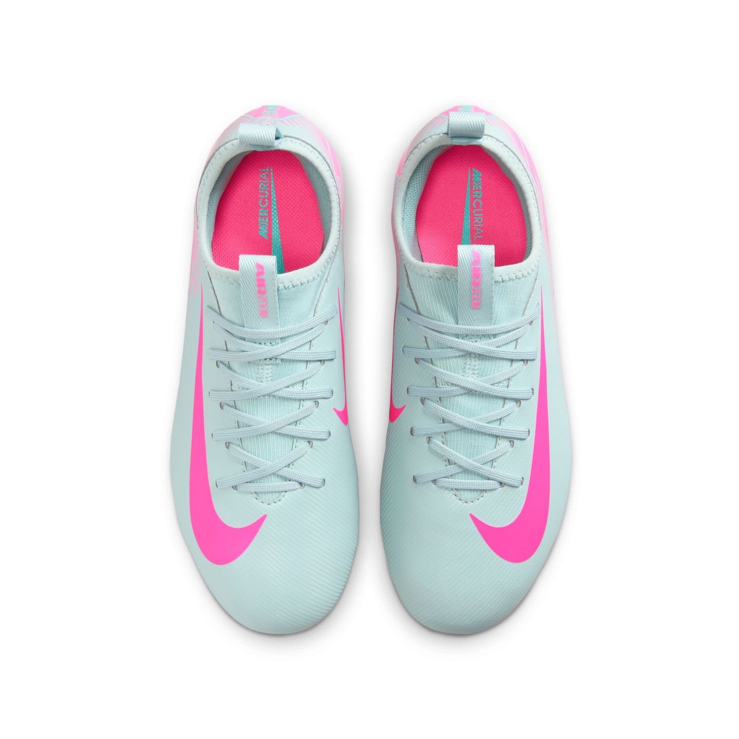 ZOOM MERCURIAL VAPOR 16 ACADEMY FG/MG JR (GRAY/PINK)