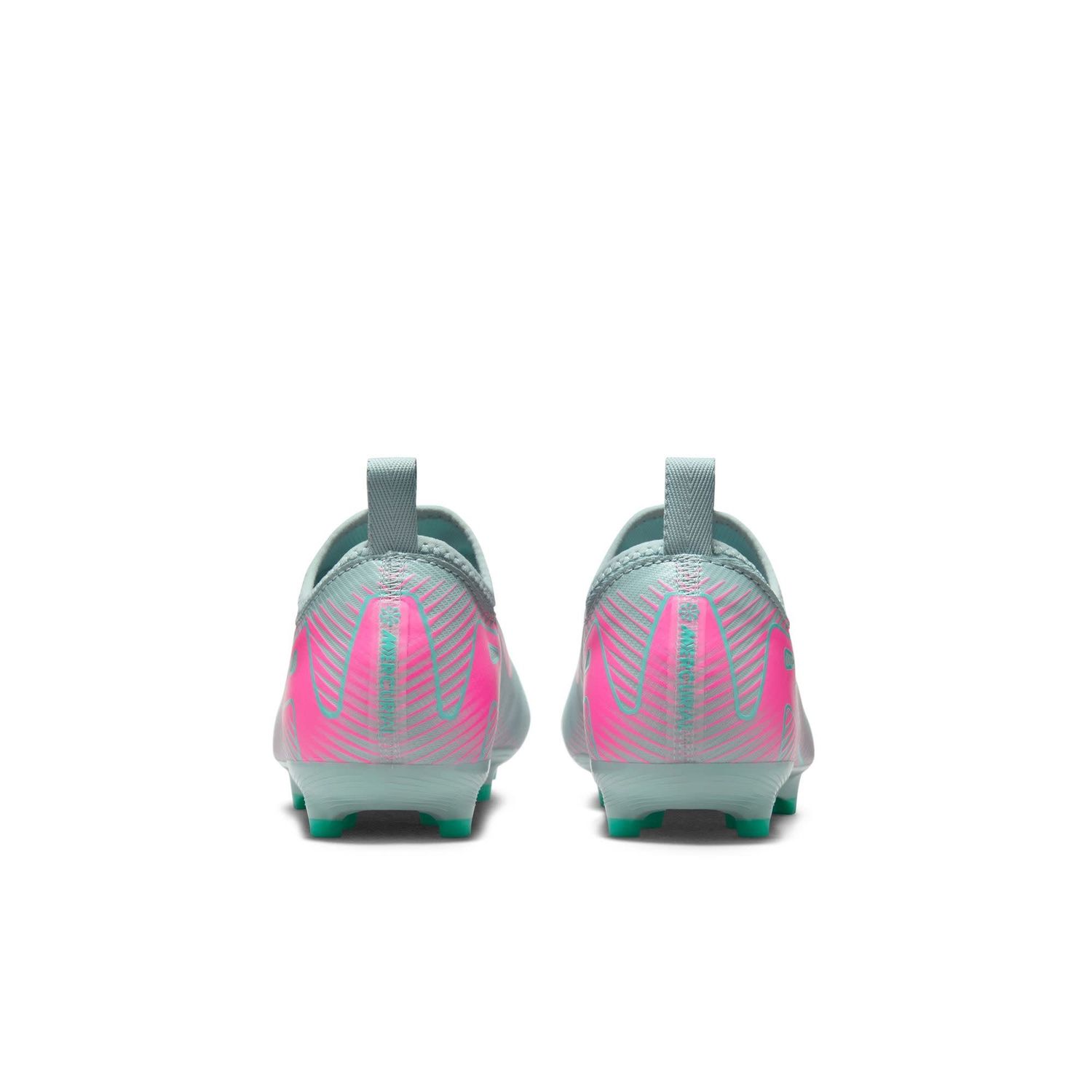 ZOOM MERCURIAL VAPOR 16 ACADEMY FG/MG JR (GRAY/PINK)