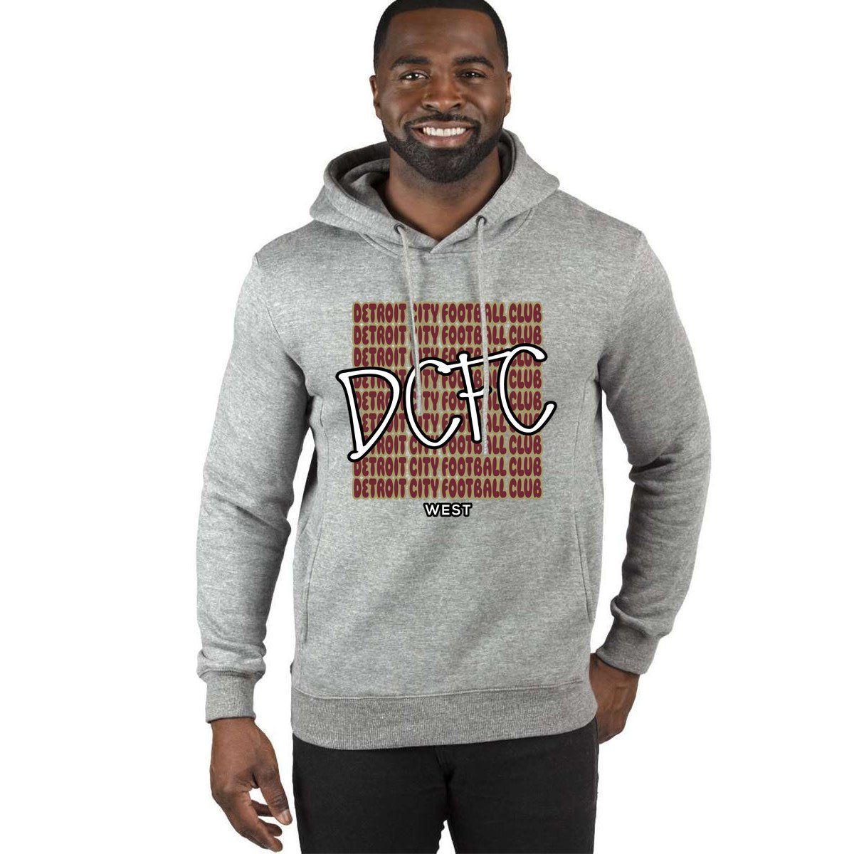 DCFC ULTIMATE FLEECE HOODIE (HEATHER GRAY)