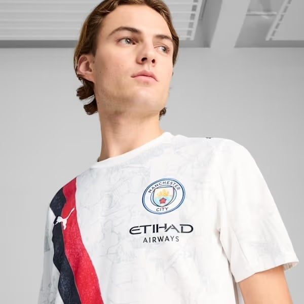 MANCHESTER CITY 2025 KIDSUPER JERSEY (WHITE)