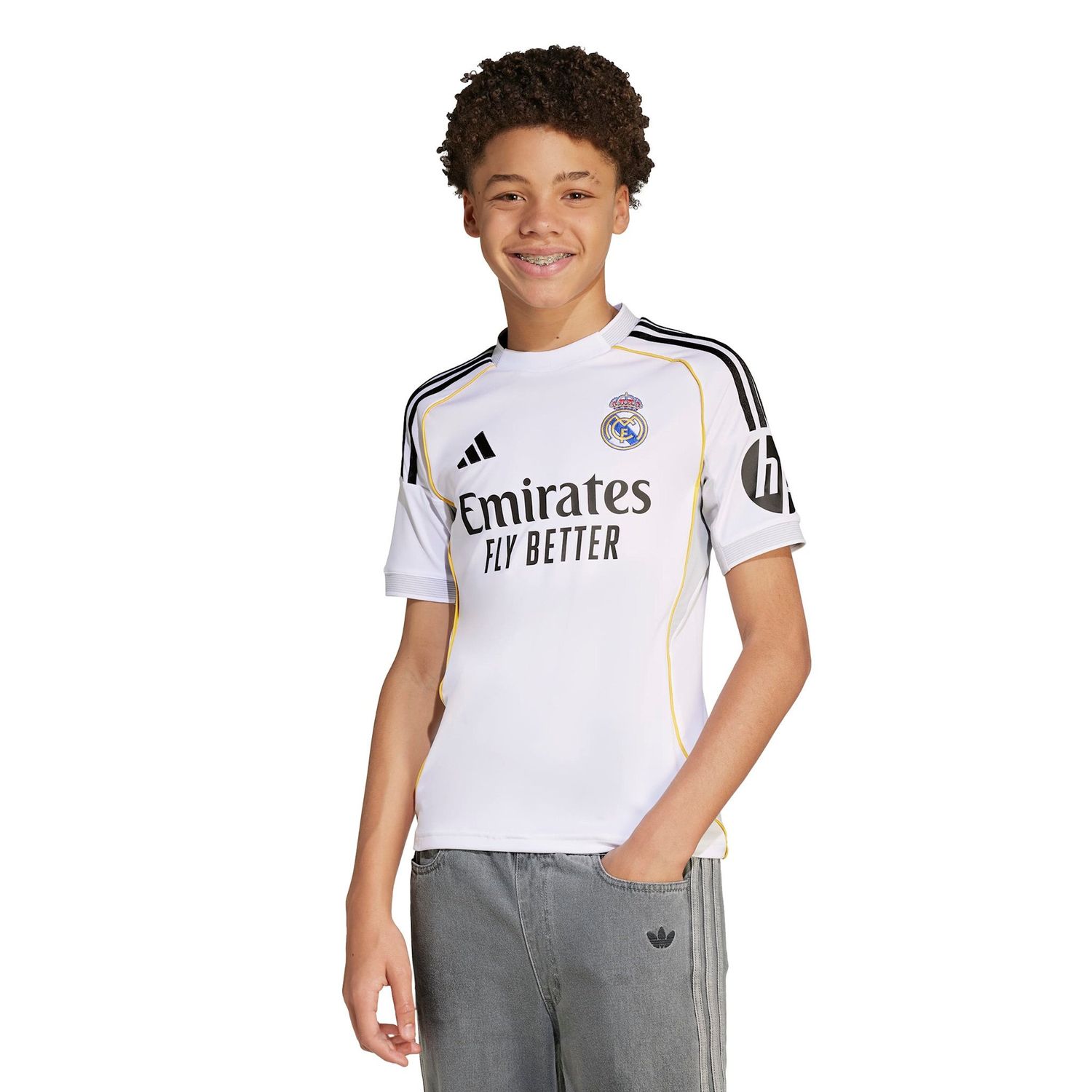 REAL MADRID 25/26 HOME JERSEY YOUTH (WHITE)