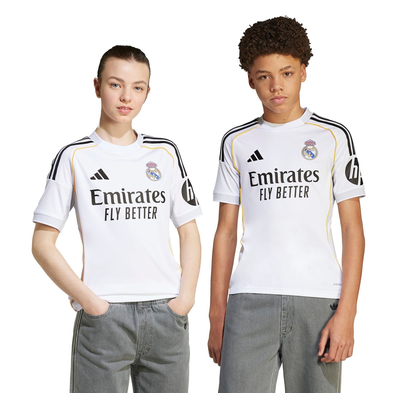 REAL MADRID 25/26 HOME JERSEY YOUTH (WHITE)
