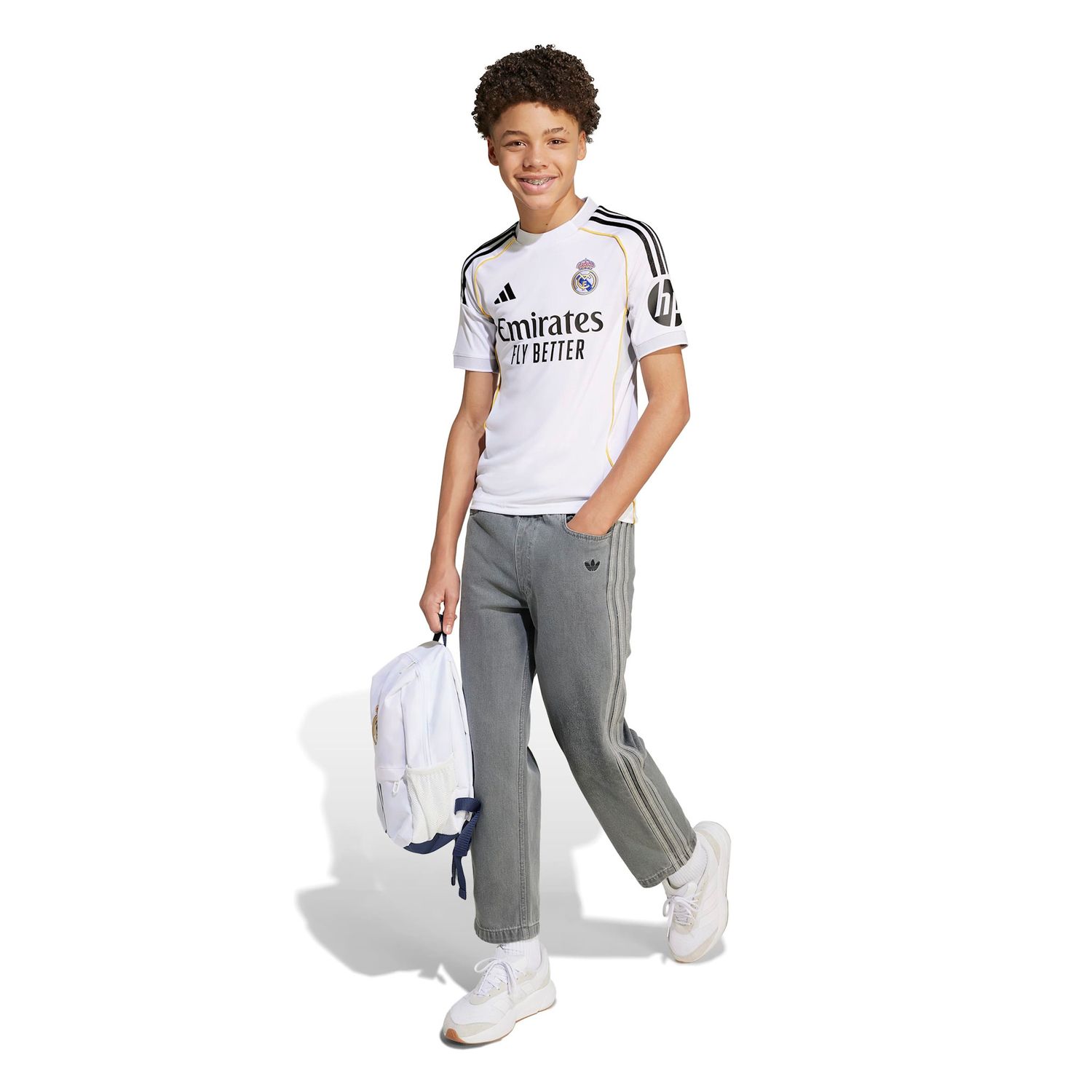 REAL MADRID 25/26 HOME JERSEY YOUTH (WHITE)
