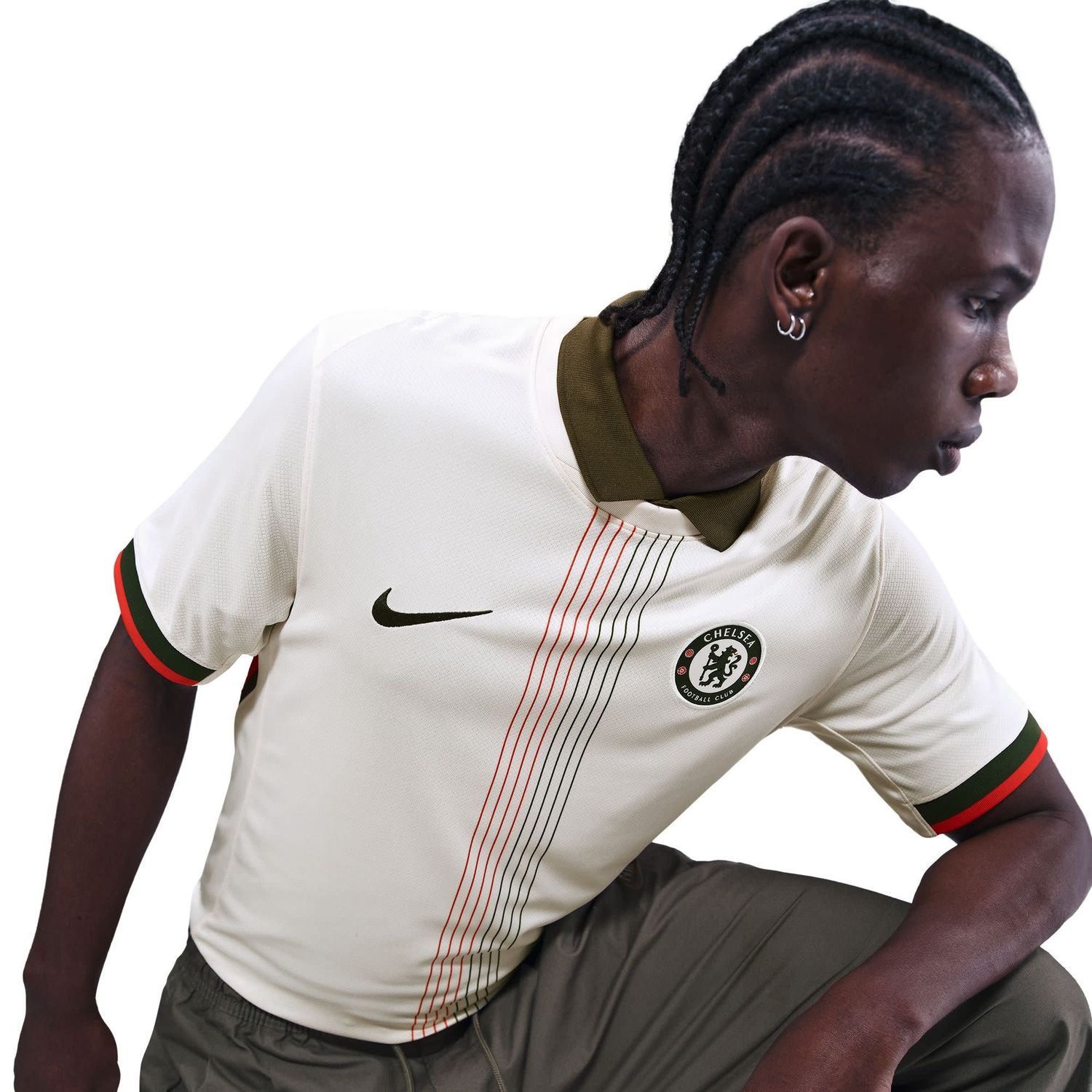 CHELSEA 25/26 AWAY JERSEY (GRAY/GREEN/RED)