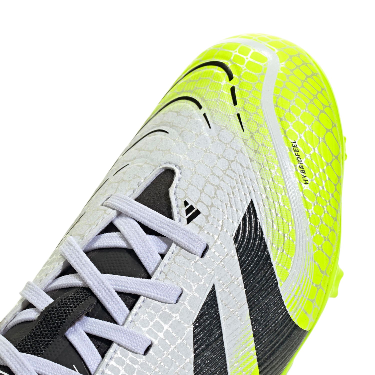 PREDATOR LEAGUE 25 FG JR (WHITE/VOLT/BLACK)
