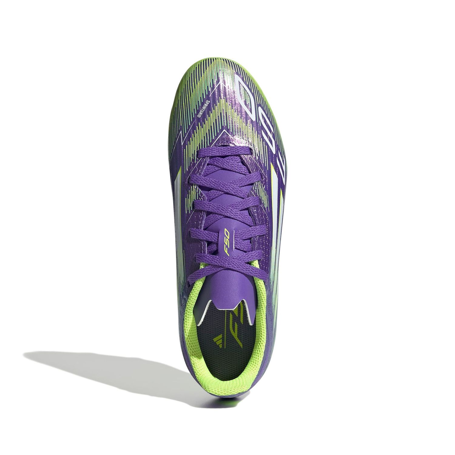 F50 LEAGUE FG/MG JR (PURPLE/VOLT)