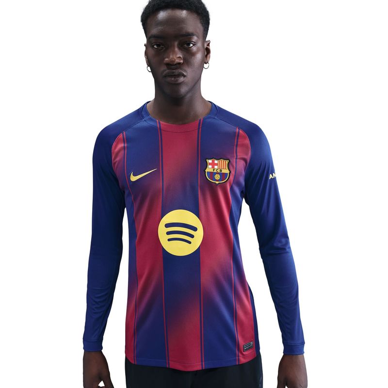 FC BARCELONA 25/26 LS HOME JERSEY (BLUE/RED)