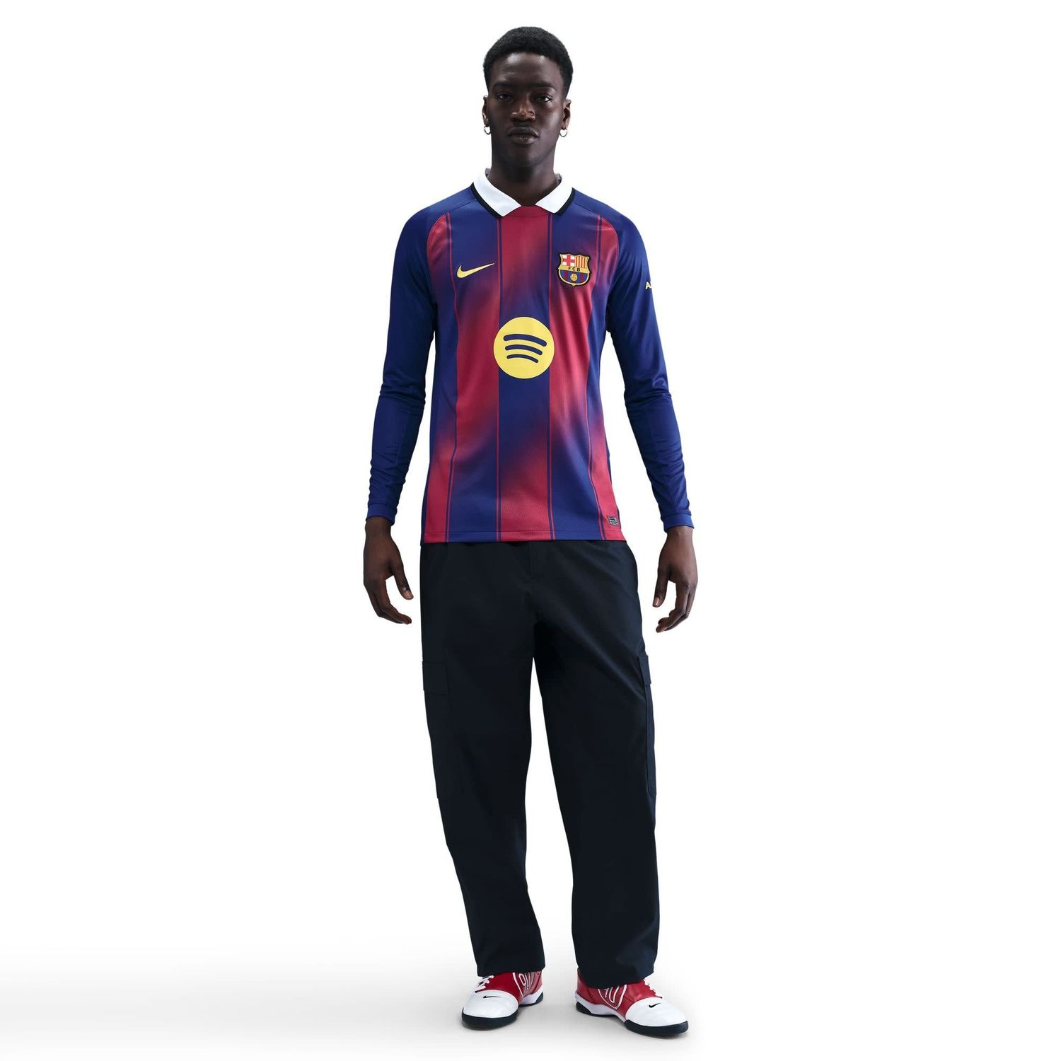 FC BARCELONA 25/26 LS HOME JERSEY (BLUE/RED)