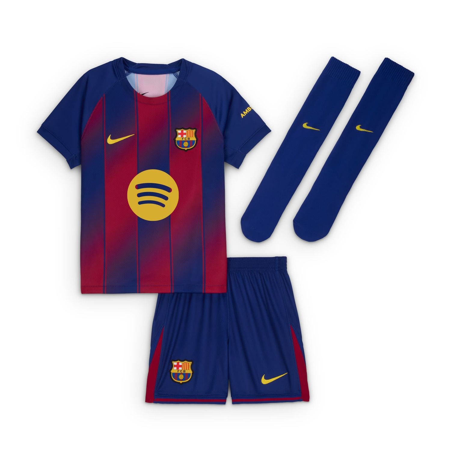 FC BARCELONA 25/26 HOME KIT CHILD (BLUE/RED)