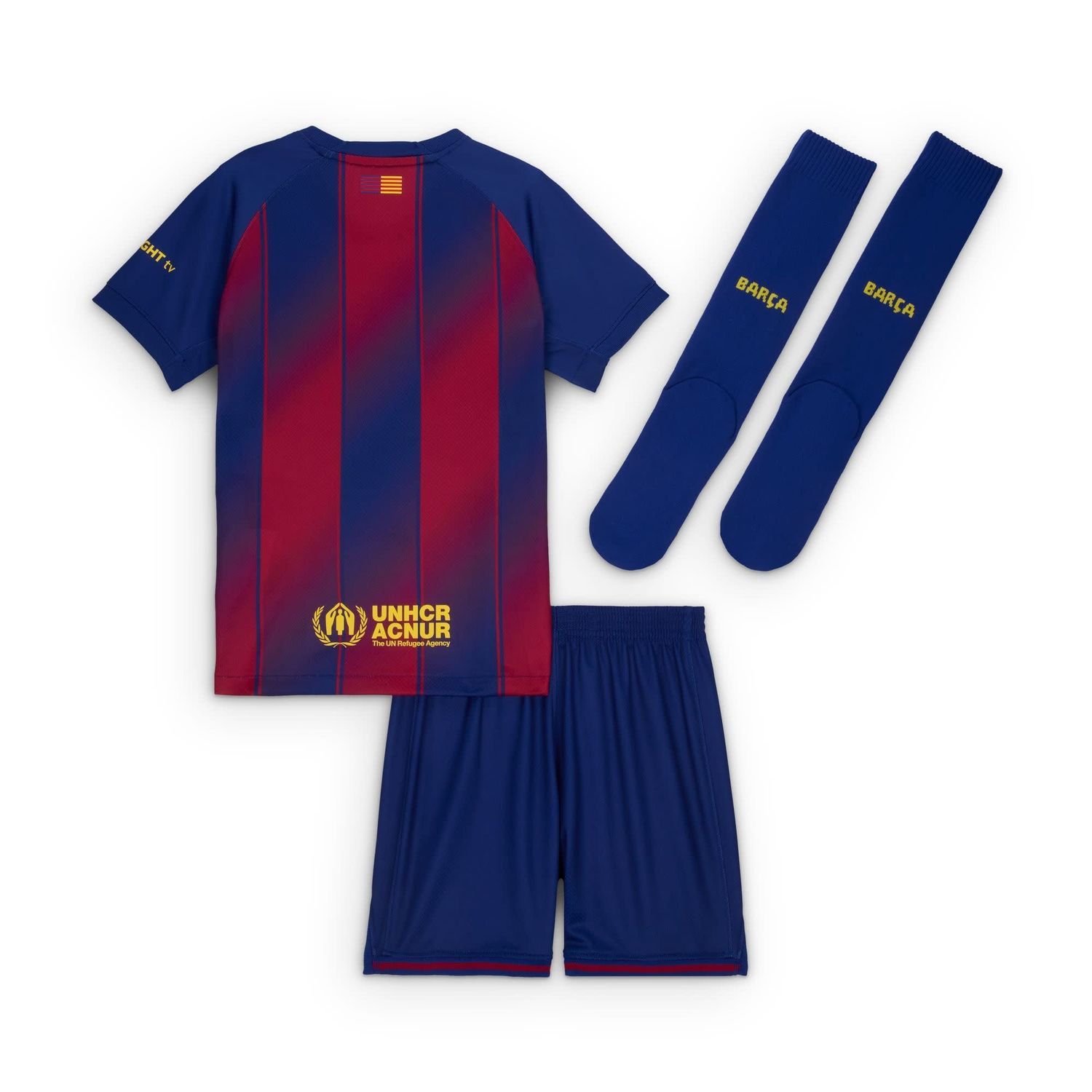 FC BARCELONA 25/26 HOME KIT CHILD (BLUE/RED)