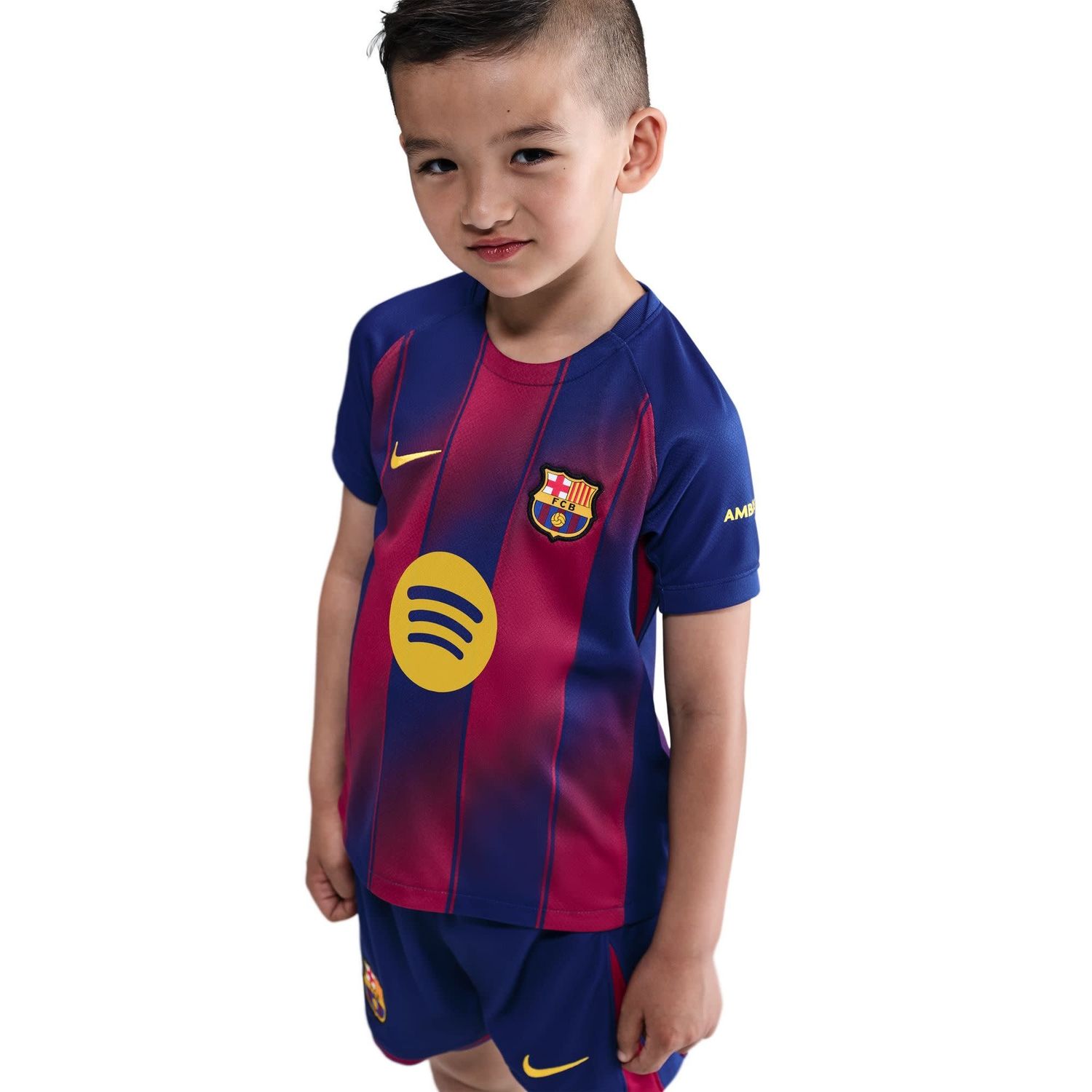 FC BARCELONA 25/26 HOME KIT CHILD (BLUE/RED)