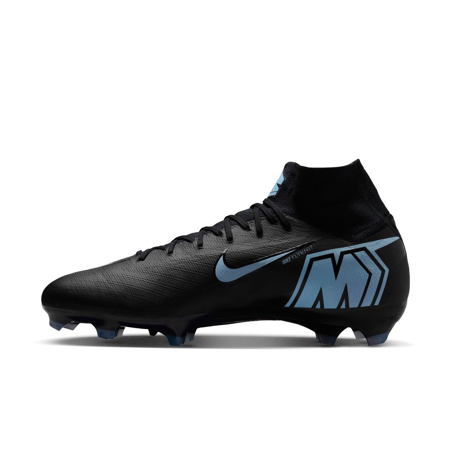 ZOOM MERCURIAL SUPERFLY 10 PRO FG (BLACK/LIGHT BLUE)