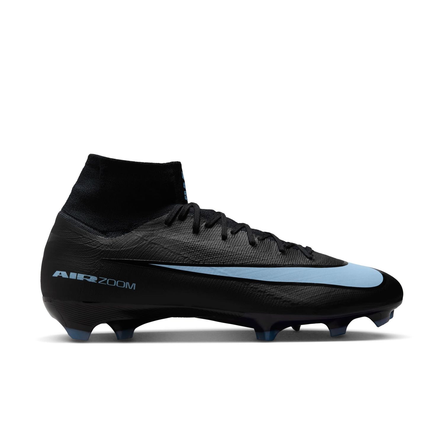 ZOOM MERCURIAL SUPERFLY 10 PRO FG (BLACK/LIGHT BLUE)