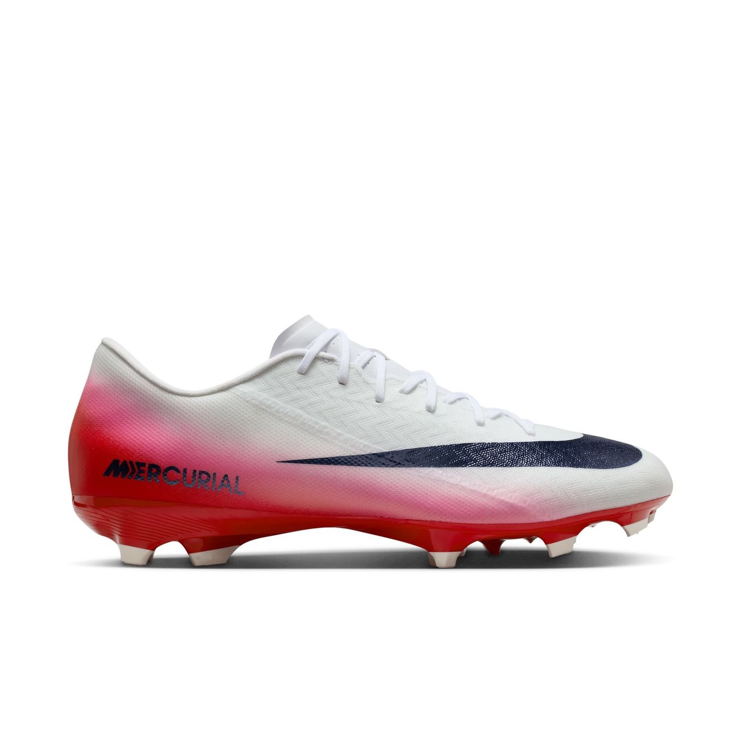 ZOOM MERCURIAL VAPOR 16 ACADEMY LV8 FG/MG (WHITE/RED)