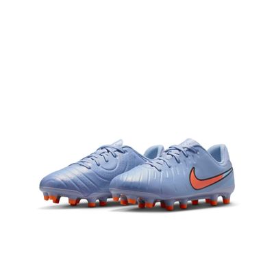 TIEMPO LEGEND 10 ACADEMY FG/MG JR (PURPLE/ORANGE)