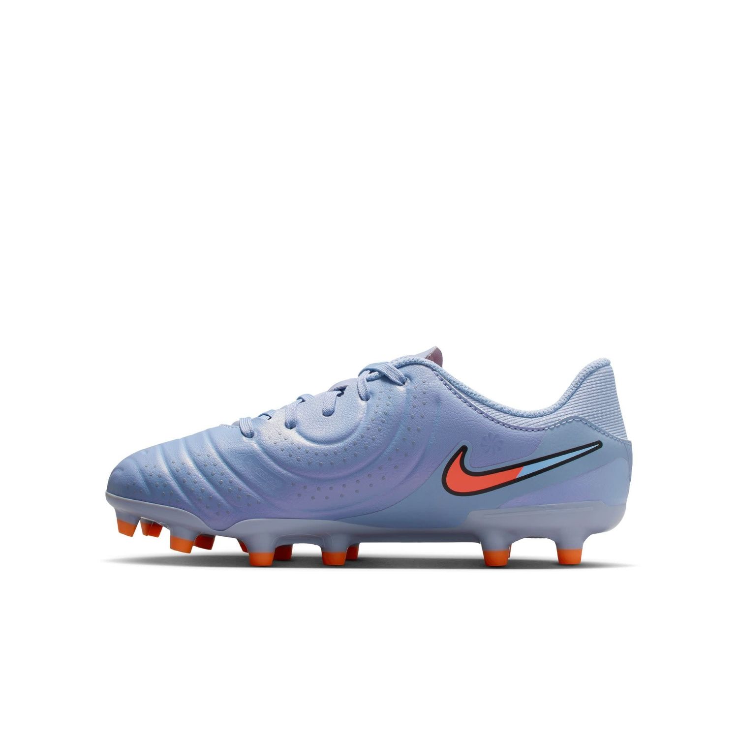 TIEMPO LEGEND 10 ACADEMY FG/MG JR (PURPLE/ORANGE)