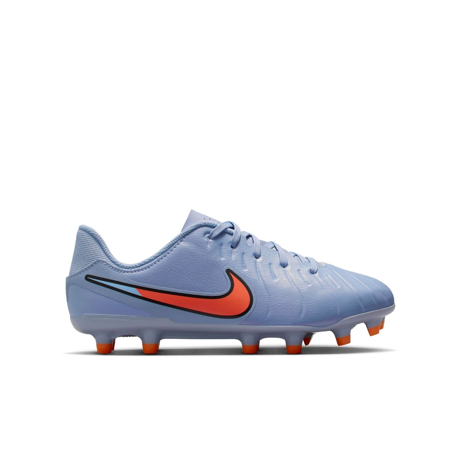 TIEMPO LEGEND 10 ACADEMY FG/MG JR (PURPLE/ORANGE)
